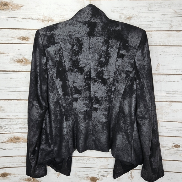 Guess Open Front Blazer Wide Lapel Size Medium - Picture 2 of 6